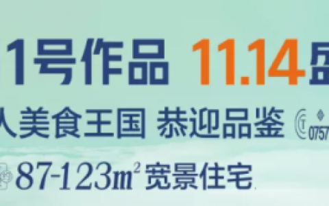碧桂园在广佛首个云系新作、金沙洲网红新盘！亮点抢先看