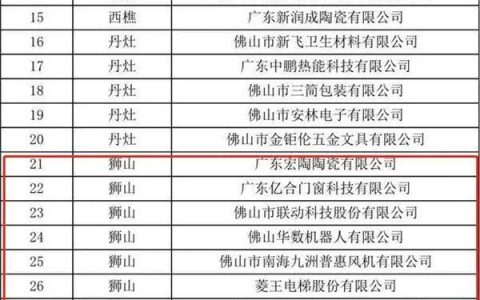 威水!南海狮山再增10家“隐形冠军”