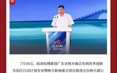 桂城：领跑者！