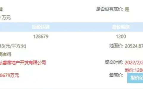 感谢2成首付？狮山博爱湖地块终于卖出！越秀10262元/m²拿下