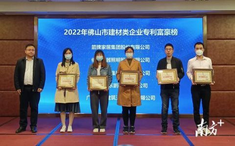 四榜齐发！200家企业上榜2022年佛山市专利富豪榜