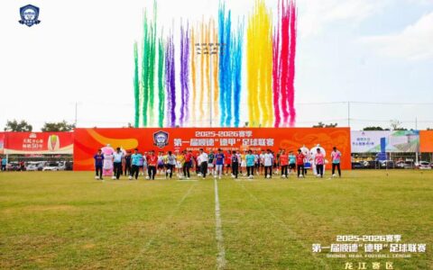 第一届顺德“德甲”足球联赛正式开波